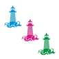 Preview: Leuchtturm Lighthouse Wohnmobil Aufkleber Wohnwagen Sticker WoMo166