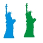 Preview: Wandtattoo LIBERTY Freiheitsstatue USA Wandaufkleber Amerika W143