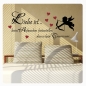 Preview: Wandtattoo Liebe ist... beim Aufwachen Wandaufkleber Schlafzimmer W999