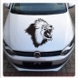 Preview: Autoaufkleber Löwe Tribal Tattoo Auto Aufkleber Sticker Motorhaube A517