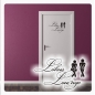 Preview: Tür Aufkleber Lokus Lounge Wandtattoo Sticker Bad Pipi T292