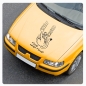 Preview: Kratze Katze Maus Autoaufkleber Sticker Motorhauben Mauf A3055