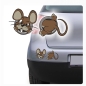 Preview: Autoaufkleber 2er SET Maus Auto Aufkleber Sticker Digitaldruck DA310