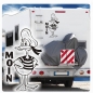 Preview: Wohnmobil Aufkleber Moin Ente Matrose WoMo Caravan Aufkleber Sticker WoMo348