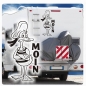 Preview: Wohnmobil Aufkleber Moin Ente Matrose WoMo Caravan Aufkleber Sticker WoMo349