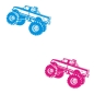 Preview: Monster Truck Monstertruck Auto Wandtattoo Wandaufkleber W103