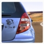 Preview: Hundeaufkleber Mops Pug Name Autoaufkleber  Auto Aufkleber Sticker A337
