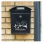 Preview: Briefkastenaufkleber Eichhörnchen Namen Aufkleber Sticker B015