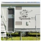 Preview: Wohnmobil Aufkleber Name Rennschnecke Schneckenhaus Wohnwagen Sticker Caravan WoMo445