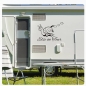 Preview: Name on Tour Schnecke Schneckenhaus Wohnmobil Aufkleber Wohnwagen Sticker Caravan WoM163