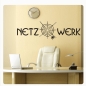 Preview: Netzwerk Wandtattoo Wandaufkleber Büro Network W084