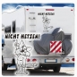 Preview: Wohnmobil Aufkleber Hetz Nicht! Katze WoMo Caravan Aufkleber Sticker WoMo350
