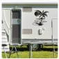 Preview: Palme Insel Sonnenuntergang Sonne Wohnmobil Aufkleber Caravan Sticker WoMo159