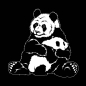 Preview: Panda mit Baby Wohnmobil Aufkleber Wohnwagen Sticker WoMo356