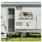 Preview: Peace Love Camp Aufkleber Wohnwagen Caravan Auto Sticker WoMo444