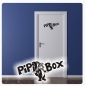 Preview: Tür Aufkleber Pipi Box Wandtattoo Türaufkleber Stinktier WC T305
