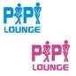 Preview: Tür Aufkleber Pipi Lounge Wandtattoo Sticker Bad Retro Klo WC Toilette T107