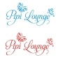 Preview: Tür Aufkleber Pipi Lounge Wandtattoo Sticker Bad Retro WC Klo Toilette T106