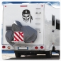 Preview: Pirat Kopf Skull Wohnmobil Aufkleber Wohnwagen Caravan Wohnwagen Sticker WoMo512