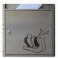 Preview: Briefkastenaufkleber Schnecke Postschnecke Schneckenpost  Aufkleber Sticker B016