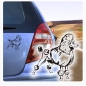 Preview: Hundeaufkleber Pudel Zwergpudel Königspudel Auto Aufkleber Sticker A522