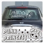 Preview: Punk Princess Skull Girl Rockabilly Sticker Auto Aufkleber Autoaufkleber A2085