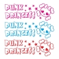 Preview: Punk Princess Skull Girl Rockabilly Sticker Auto Aufkleber Autoaufkleber A2085