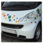 Preview: Punkte Dots Auto Aufkleber Autoaufkleber Sticker A1075