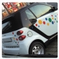 Preview: Punkte Dots Auto Aufkleber Autoaufkleber Sticker A1075