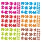 Preview: Puzzle Puzzel Auto Aufkleber SET Sticker Puzzelteile Puzzleteile clickstick A171