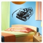 Preview: Racing Auto Wandtattoo Wandaufkleber Kinderzimmer W957