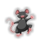 Preview: Ratte Autoaufkleber Maus Ratten  Sticker Digitaldruck DA056
