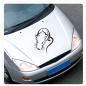 Preview: Tribal Auto Aufkleber Ratte Maus Ratten Autoaufkleber Motorhauben A326