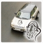 Preview: Tribal Auto Aufkleber Ratte Maus Ratten Autoaufkleber Motorhauben A326