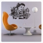 Preview: Wandaufkleber Aufkleber Retro Diner Rockabilly Oldschool Wandtattoo W246