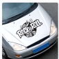 Preview: Rock`n Roll Autoaufkleber Retro 60iger 70iger Jahre Hippie Sticker A2060