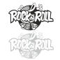 Preview: Rock`n Roll Autoaufkleber Retro 60iger 70iger Jahre Hippie Sticker A2060