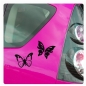 Preview: Schmetterlinge Auto Aufkleber Butterfly Sticker Autoaufkleber 2er SET A028