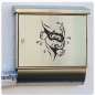 Preview: Briefkastenaufkleber Schildkröte Taucher schaut raus Aufkleber Sticker B025