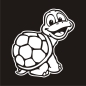 Preview: Schildkröte Turtle Auto Aufkleber Autoaufkleber Sticker  A1247