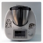 Preview: Thermomix Aufkleber Schildkröte Turtle Sticker für TM5 TM6  Tattoo TH411