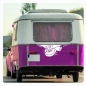 Preview: Schildkröte Sticker Aufkleber Autoaufkleber lustig Wohnmobil Aufkleber Caravan Sticker WoMo162