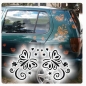 Preview: Schmetterlinge Sterne Autoaufkleber Sticker Aufkleber Auto Butterfly A033