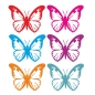 Preview: Autoaufkleber Schmetterling Butterfly Hawaii Auto Aufkleber Sticker Tattoo A376