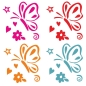 Preview: Butterfly Schmetterling Aufkleber Sticker für Thermomix TM31 TM 31 Tattoo TH027