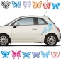 Preview: Schmetterlinge Butterfly SET Autoaufkleber Aufkleber A075