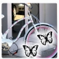 Preview: Fahrradaufkleber Schmetterlinge Butterfly Aufkleber Sticker SET F050