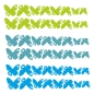 Preview: Fahrradaufkleber Schmetterlinge Butterfly Aufkleber SET Sticker F085