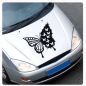 Preview: Schmetterlinge Butterfly Kleckse Autoaufkleber Auto Aufkleber Sticker A914