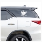 Preview: Set 2er SCHUTZENGEL Auto Aufkleber ENGEL ANGEL Sticker Auto A2048